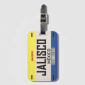 Nummernschild für die Stadt Mexiko Gepäckanhänger (Vorderseite Vertikal)