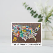 Nummernschild Karte (Stehend Vorderseite)