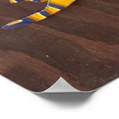 Nummernschild Karte Großes Wandplakat Poster (Ecke)