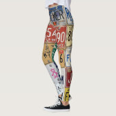 Nummernschild-Leggings Leggings (Links)