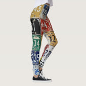 Nummernschild-Leggings Leggings (Rechts)