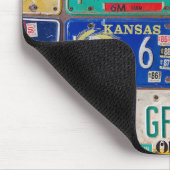 Nummernschild Mousepad (Ecke)