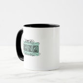 Nummernschild-Nana-T - Shirts und -geschenke Tasse (Vorderseite Links)