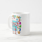 Nummerntag 2026 Süße Mathe-Rechner-Tasse Kaffeetasse (Vorderseite Links)
