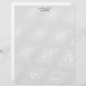 Nummerntasten auf dem Rechner (Vorne/Hinten)