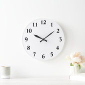 Nummernvorlage Große Wanduhr (Zuhause)