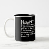 Numpty Zweifarbige Tasse (Links)
