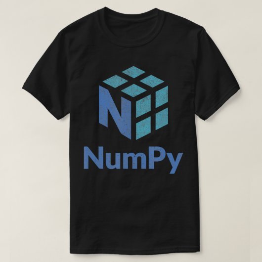 NumPy Python Library für Software-Entwickler-Progr T-Shirt (Design vorne)