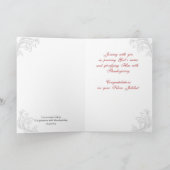 Nun, 25. Jubiläum Religious Profession, Life Karte (Innenseite)