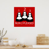 Nun, 2 gelobt poster (Küche)