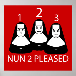 Nun, 2 gelobt poster