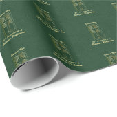 Nun, 50. Jahrestag der religiösen Beruf Green Geschenkpapier (Rolleneckpunkt)