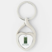 Nun, 50. Jahrestag der religiösen Beruf Green Schlüsselanhänger (Vorderseite)