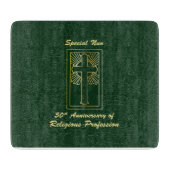 Nun, 50. Jahrestag der religiösen Beruf Green Schneidebrett (Vorderseite)