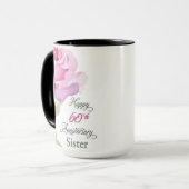 Nun 60th Anniversary Catholic Jubilee Pink Rose Tasse (Vorderseite Links)