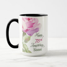 Nun 70th Anniversary Sister Jubilee Pink Rose