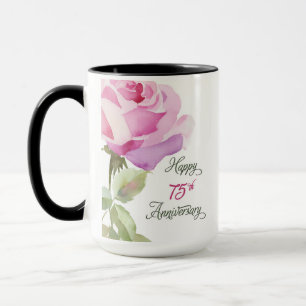 Nun 75th Anniversary Schwester Jubiläum Rosa Rose Tasse