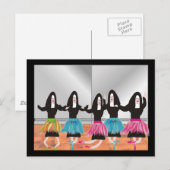 Nun Ballerina Gifts Postkarte (Vorne/Hinten)