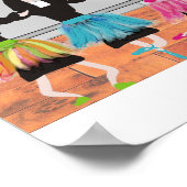 Nun Ballerinas Art Poster (Ecke)
