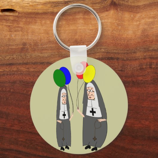 Nun Birthday Geschenke Schlüsselanhänger (Vorderseite)