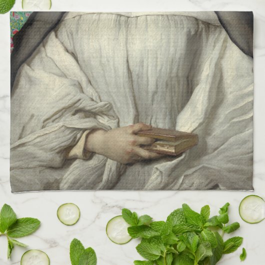 Nun blasen Sie ein rosa Kaugummi Geschirrtuch (Gefaltet)