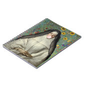 Nun blasen Sie ein rosa Kaugummi Notizblock (Linke Seite)