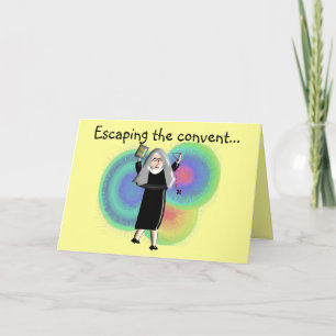 Nun Cards "Escaping the Convent" Karte