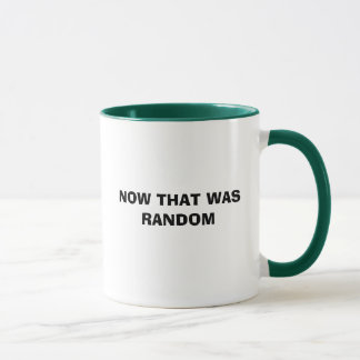 NUN DA GELEGENTLICH WAR TASSE