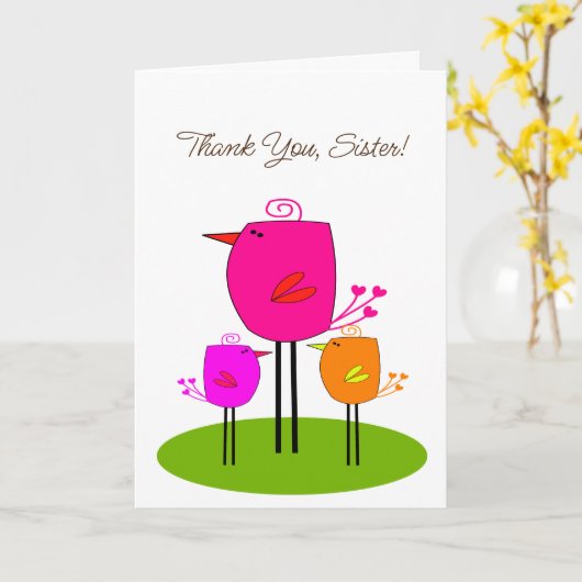 Nun danke! karte (Gelbe Blume)