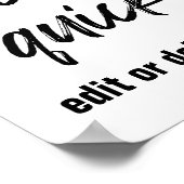 Nun, das ist schnell skaliert - benutzerdefinierte poster (Ecke)