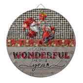 Nun, es ist die wunderbarste Zeit des Jahres Dartscheibe (vorne)