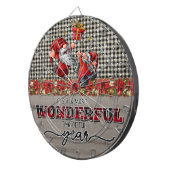 Nun, es ist die wunderbarste Zeit des Jahres Dartscheibe (Vorderseite rechts)