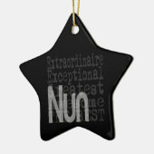 Nun Extraordinaire Keramik Ornament (Links)