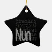 Nun Extraordinaire Keramik Ornament (Hinten)