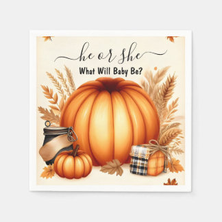 Nun, Farm Pink Blue Fall Girl Pumpkin Gender-Studi Serviette