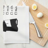 Nun Fun - sauber Spaß, Nun Heaven Joke Geschirrtuch (Viertel Falte)