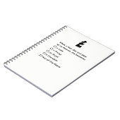 Nun Fun - sauber Spaß, Nun Heaven Joke Notizblock (Linke Seite)