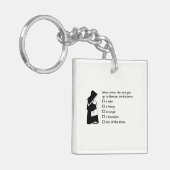 Nun Fun - sauber Spaß, Nun Heaven Joke Schlüsselanhänger (Vorderseite links)