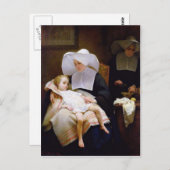 Nun gekümmert für kranke Kinder Postkarte (Vorne/Hinten)