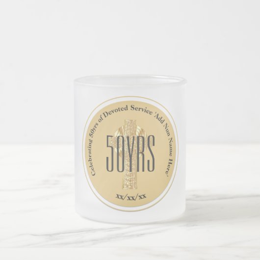 Nun Golden Jubilee 50 Jahre Jubiläum Tasse (Mittel)