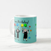Nun Happy Birthday Coffee Tasse (Vorderseite Links)