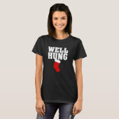 Nun Hung Funny Christmas Mens Shirt (Vorne ganz)