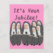 Nun Jubilee Cards Postkarte (Vorderseite)