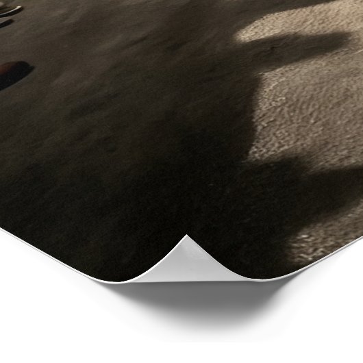 Nun Jumping Motorcycle Poster (Ecke)