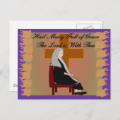 Nun Karten und Geschenke "Hail Mary" Gebet (Vorne/Hinten)