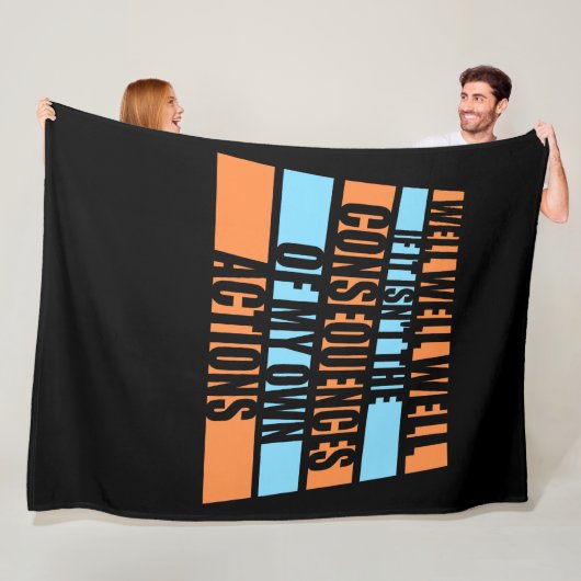 Nun, nun, nun, wenn das nicht die Konsequenzen mei Fleecedecke (Beispiel)