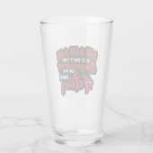 Nun, nun, nun, wenn das nicht die Konsequenzen mei Glas (Rückseite)