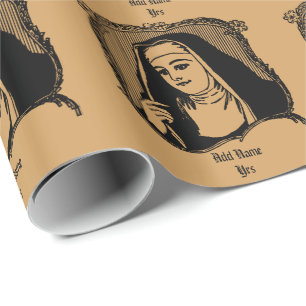 NUN Ordination Jubiläum Geschenk Dankeschön Custom Geschenkpapier