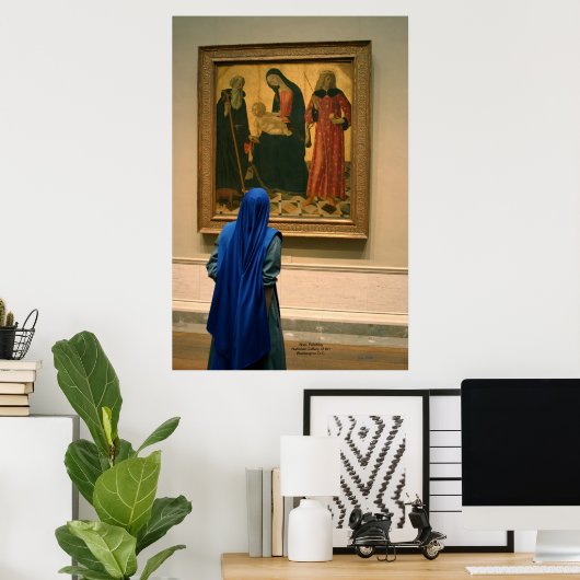 Nun, Painting, National Gallery of Art Poster (Heimbüro)