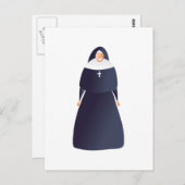 Nun Postkarte (Vorne/Hinten)